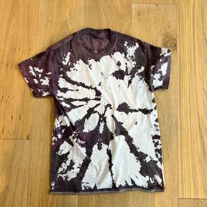 Purple and White Vintage Tie-Dye T-Shirt